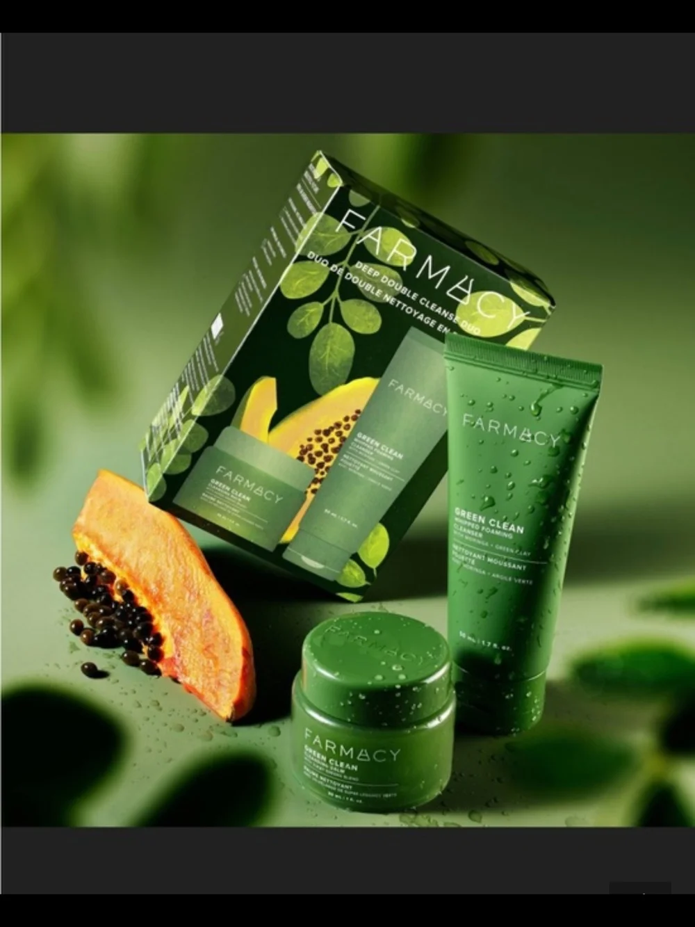 Farmacy Green Deep Double Cleanse Duo NIB✨ FREE GIFTS WITH EVERY PURCHASE ✨